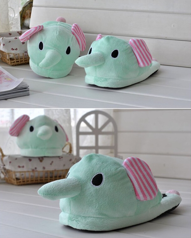 Tropical Pineapple Buddha Elephant Print Premium Home Slippers main image 1